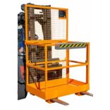 Targoncavillával mozgatható szerelő kosár 1210x1040x1990 mm