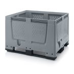   Szellőzőréses 3 talpas bigbox konténer 1200x1000x790 mm 670 L