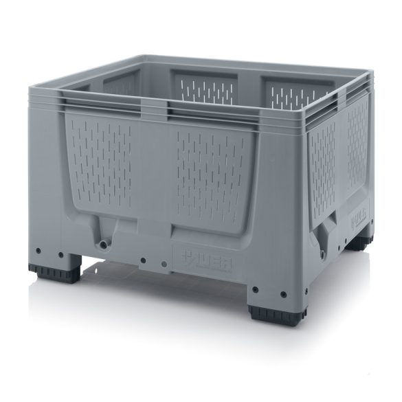 BBO 1210 Szellőzőréses 4 lábas konténer 1200x1000x790 mm 670 L