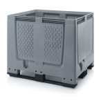   Szellőzőréses 3 talpas bigbox konténer 1200x1000x1000 mm 900 L