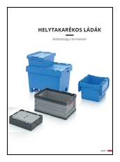 Műanyag fedeles ládák